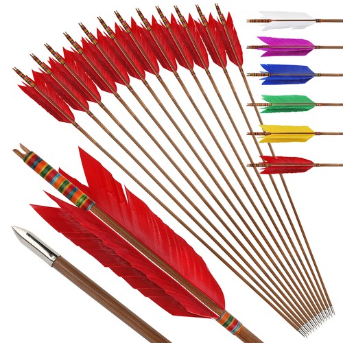 12pz frecce bambù - 6/12pz, 33"