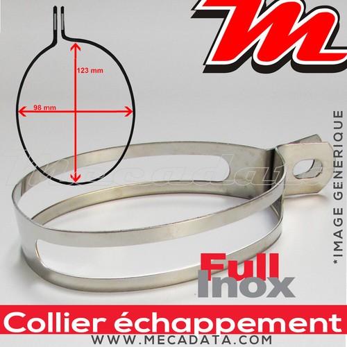 Collier fixation oval - collier, pour