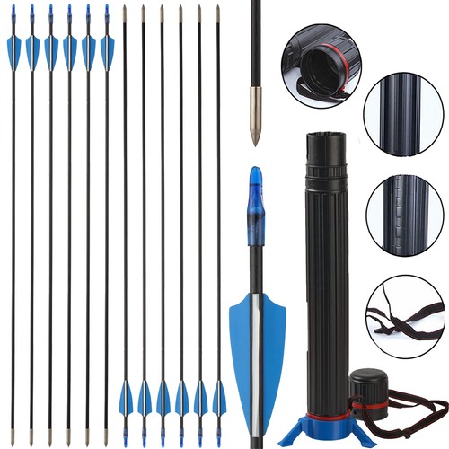 12pz frecce fibra di - frecce,